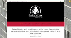 Desktop Screenshot of daddysplaceeaston.com